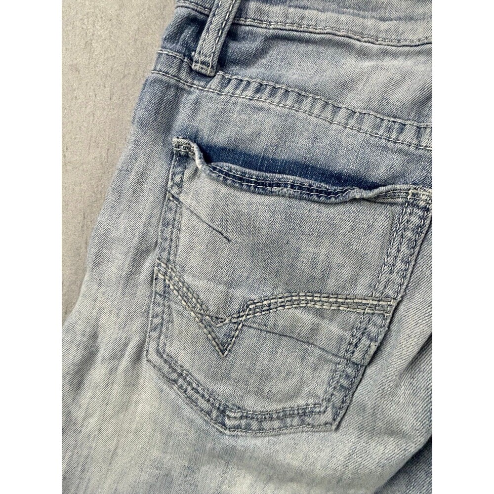 BKE Mens Jake Straight Leg Jeans 32L Light Blue wash - Picture 7 of 11